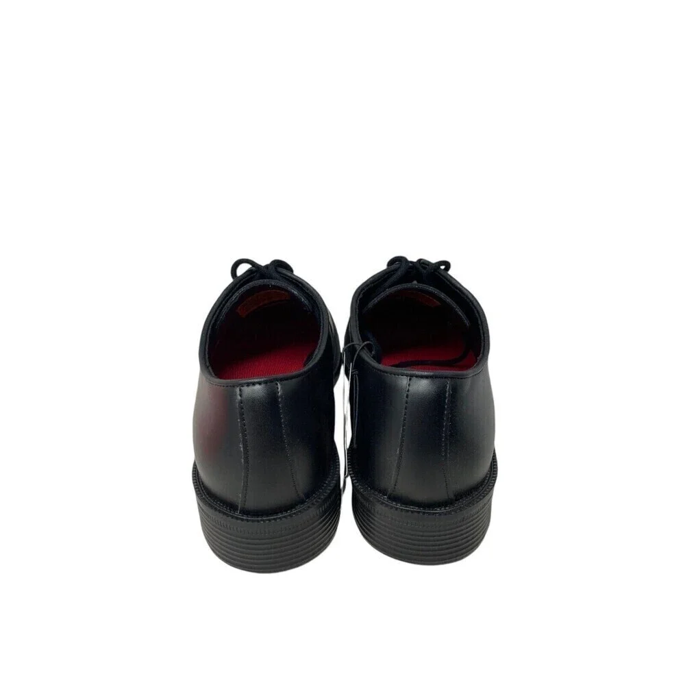 Skechers Oxford Shoes Men's Size 8.5 Black Work Footwear Relaxed Fit Rylon SR